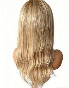 Peluca Lista para Enviar, Venta al por Mayor, Peluca Completa Hecha a Mano, Cabello Virgen Natural, Color Ceniza, Peluca Médica para Mujeres con Cabello Fino - Product Image 3