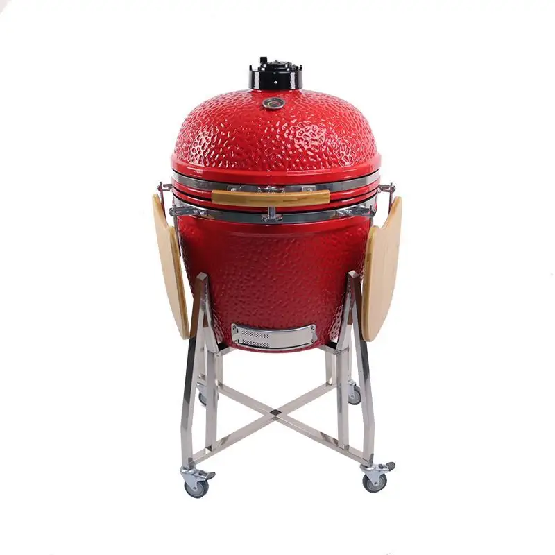 High quality smokeless fire pit ceramic bbq grill charcoal portable folding barbecue grill