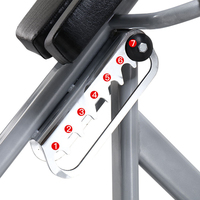 Chaise romaine réglable à 90 degrés pour extension de dos multifonctionnel pour équipement de fitness commercial Gym