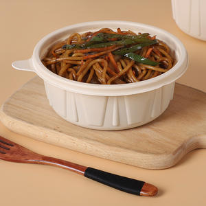 Cuencos desechables de grado alimenticio, contenedores biodegradables para sopa y ensalada, respetuosos con el medio ambiente, venta al por mayor, 1250ml - Product Image 5