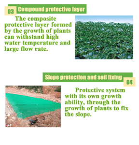 เครื่องผลิตผ้า geomat 3D ตาข่ายระบายน้ำสำหรับเครือข่ายพืช3D คอมโพสิตสามมิติ - Product Image 6