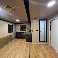 Rumah Kecil Modular Prefab 2-3 Kamar Tidur, Rumah Kontainer Lipat Ekspansi Mewah 20ft-40ft, Kantor, Bengkel, Rumah, Bar