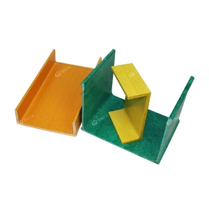 Canal de pultrusión FRP en forma de <span class=keywords><strong>C</strong></span>, fibra de vidrio, perfiles, vigas de canal FRP en U - Product Image 1