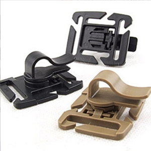 DF1205 Camping Tactical Outdoor 360 degree Rotatable Water Hydration Tube <b>Clips</b> Molle Webbing <b>Hook</b> plastic for 1 inch straps - Product Image 1