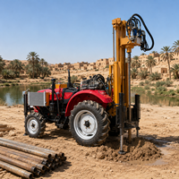 Foreuse pneumatique diesel FY-300T de type tracteur avec moteur et boîte de vitesses, profondeur de forage 300m, pour puits d'eau et usage agricole