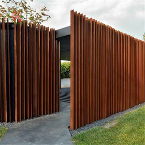 Paneles de vallas decorativas, postes de vallas de metal extraíbles, paneles de vallas - Product Image 2