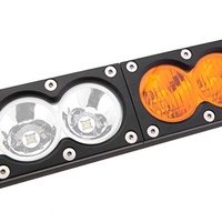 LEVO prix usine lumière led barre rigide 42 pouces 240w simple rangée led barre lumineuse ambre blanc bicolore barre
