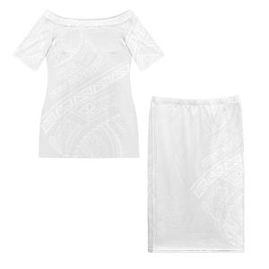 All'ingrosso della fabbrica delle signore bianche Sunday stile tropicale hawaiano Puletasi vestito alla moda stampa abiti a spalla personalizzati naturale - Product Image 6