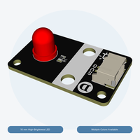 Module LED 10 mm, voyant numérique rouge, vert, bleu, jaune, blanc, cyan, carte à 3 broches pour projets Arduino STEM