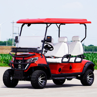 Voiturette de golf électrique 4 places 4x4 tout-terrain avec châssis en aluminium, batterie lithium longue portée et accessoires personnalisés - Mountain Dot