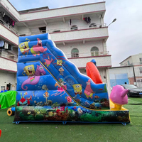 Tobogán Inflable Comercial de 18 pies, Toboganes Inflables Acuáticos, Toboganes Inflables Acuáticos de Alibaba