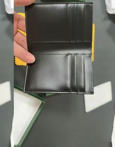 Portefeuilles de luxe pour hommes et femmes, porte-cartes de crédit, porte-cartes classique mini, petit porte-cartes fin en cuir PU enduit, porte-monnaie - Product Image 3