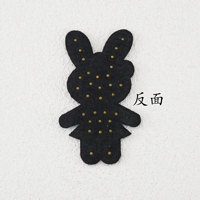Nieuwe Hot Diamant Hot Map Creatieve Kleur Konijn Strass Pasta Diy Sieraden Kleding Accessoires Patch