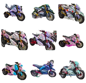Nouvelle moto électrique 72V DLS1200D-X, style sportif rétro, haute puissance, haute vitesse, véhicule modifié à batterie - Product Image 5