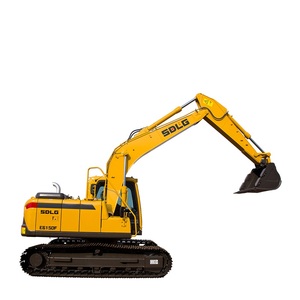 Excavatrice sur chenilles hydraulique SDLG E6150F de 15 tonnes fiable avec accessoires de godet à marteaux pour la vente - Product Image 1