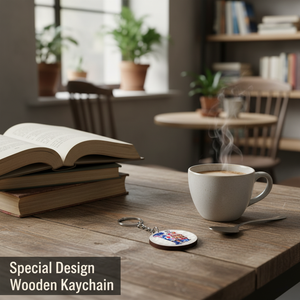 Special Design Wooden Keychain - Product Image 3