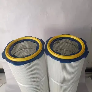 Harga Murah enam telinga cepat penghapusan debu elemen filter daya semburan mesin penyaring debu kartrid filter