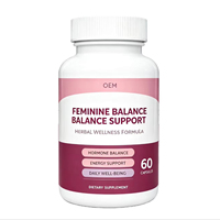 Capsules Botaniques Antioxydantes Sans Gluten pour Femmes, Marque Privée, 60 Pièces, Mélange Nutritionnel Végétal, Produit Personnalisable