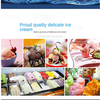 Machine à crème glacée professionnelle, distribution automatique de desserts, pour Restaurant, gel ato, 2021