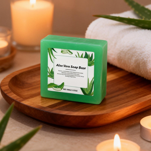 Jabón Sólido Artesanal de Aloe Vera, Orgánico y <span class=keywords><strong>Natural</strong></span>, para Baño, Cuerpo y Rostro, <span class=keywords><strong>Aclarante</strong></span>, Anti-Acné, con Etiqueta Personalizada OEM/ODM - Product Image 2