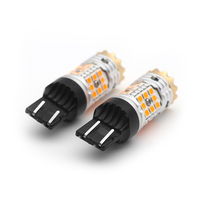 Lampu Rem Mobil Baru Highpower 12V 24V Putih+Kuning LED Aluminium 3030 EPISTAR 32 Pcs Garansi 2 Tahun untuk Lampu Sein Accord