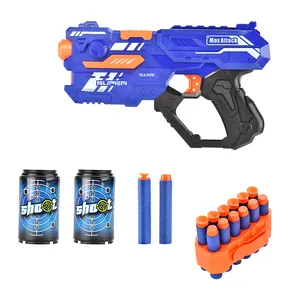 Pistola de juguete de dardos de élite para niños, juguete de balas blandas de Nerf