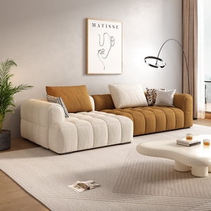 ソファセット高級デザインスタイル家具モダン猫スクラッチ生地リクライニングチェアセット断面ハイテク生地コーナーソファ - Product Image 3