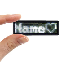 Message programmable flexible étiquette nominative LED porte-badge d'identification de signe ouvert néon personnalisé panneau d'affichage LED