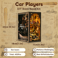 Jouets en bois écologiques faits à la main de luxe CH02, livrés directement de l'usine, avec lumière LED, kit de bricolage pour coin lecture, puzzle 3D, cadeau