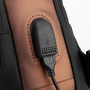 Marksman 2022 özel su geçirmez anti hırsızlık tasarımcı göğüs çantası USB askılı çanta erkekler için tek omuz crossbody çanta