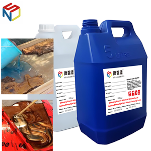 <span class=keywords><strong>Resin</strong></span> Perekat Epoksi Komponen Ganda Berkualitas Tinggi, Jernih, Rasio 3:1 untuk Meja Kayu River Table, Deep Pour & Casting - Product Image 1