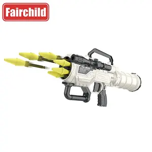 2022 Đồ Chơi Mới Hướng Dẫn Sử Dụng Nóng Sáu Bắn Bọt Rocket Launcher Gun Mềm Bullet Toy Gun