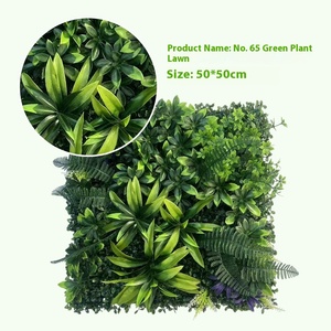 40*60cm hierba biónica verde planta Artificial decoración Interior paisaje pared de fondo para Centro Comercial área escénica tienda - Product Image 4