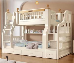 <span class=keywords><strong>Letto</strong></span> a Castello Moderno per Bambini con Cassetti <span class=keywords><strong>in</strong></span> <span class=keywords><strong>Legno</strong></span> <span class=keywords><strong>Massello</strong></span>, Ecologico e Durevole, Combinazione Multifunzionale per lo Stoccaggio - Product Image 2
