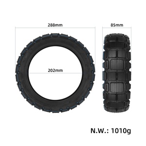 ยางแบบไม่มียางในขนาด 12x3.0 สำหรับสกู๊ตเตอร์ไฟฟ้า ยางสุญญากาศขนาด 12 นิ้ว ยางยางพาราสำหรับทุกสภาพพื้นผิว ใช้ได้สองล้อ ยางสกู๊ตเตอร์ขนาด 12x3 - Product Image 2