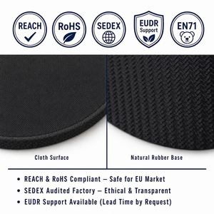 Ensemble de sous-verres antidérapants, imperméables, résistants à la chaleur, avec impression de logo personnalisé, pour la maison, le bureau, la table, 6 pièces - Product Image 5