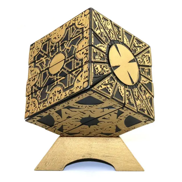 Hot Selling Education Toys Solid Lament Cube 7*7*7cm Cryptex Puzzles 3d Keepsake Box Magnetic Hellraiser Puzzle Box for Kids