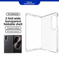 Casing HP Samsung Z Fold8 Transparan Keras Anti Benturan Desain Minimalis Injection Molding Pelindung