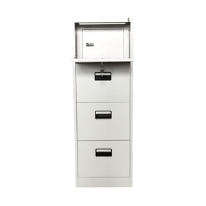 High Quality Metal Drawer Storage Cabinet With Safety Box Vertical Office Filing Cabinet with 4 Drawers