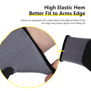 Guantes de Trabajo SIZAsafety de Nailon y Spandex Tejidos Calibre 15 con Recubrimiento de Nitrilo Microespumado, Resistentes al Aceite para Construcción y Jardinería - Product Image 5