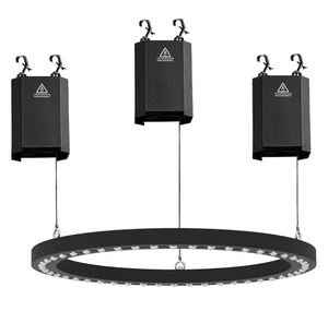 Oferta Especial: Luz de Anillo LED Circular de 1M, 1.2M, 1.5M con Máquina Elevadora, Control DMX, Iluminación Cinética RGBW con Control de Píxeles para Eventos y Discotecas - Product Image 1