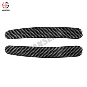 Adesivo auto 2 pz per Benz Smart 453 Fortwo 2016 2021 in fibra di carbonio per auto maniglie per porte esterne accessori per auto - Product Image 3