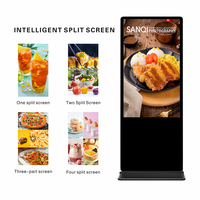 Kiosco con Pantalla Táctil Android para Windows, Tótem Publicitario, Reproductor LCD Ultrafino, Cartel Digital de Pie para Interiores