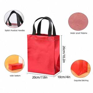 Bolsa de Compras Personalizada de Wenzhou con Logotipo Impreso por Láser, Bolsa de Tela No Tejida para Regalos, Bolsas de Embalaje para Camisetas, Bolsa de Compras No Tejida - Product Image 2