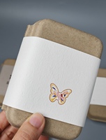 Boîte de classement en carton écologique biodégradable en pâte vierge, couleur naturelle, sans moisissure, avec pochette personnalisée