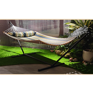 स्टैंड हटाने योग्य आसान सेटअप और सुविधा के साथ पोर्टेबल आउटडोर हैममॉक स्टैंड फर्नीचर - Product Image 3