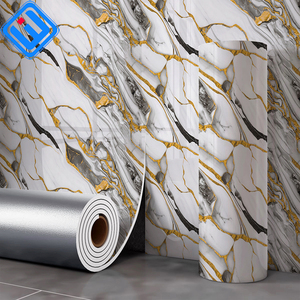 Autocollant mural <span class=keywords><strong>imitation</strong></span> marbre auto-adhésif, adhésif extra fort, imperméable, revêtement mural pour salle de bain et cuisine - Product Image 1