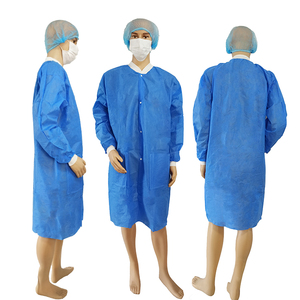 Blouse de laboratoire jetable CE EOS PP de haute qualité, unisexe, confortable, sans latex, tenue de travail conforme à la norme EN14683, taux de filtration 95% - Product Image 4