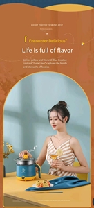 110V étudiant marmite électrique petits appareils ménagers marmite électrique chaudière électrique <span class=keywords><strong>wok</strong></span> électrique intégré - Product Image 6