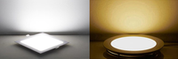 Plafonnier LED encastré intelligent 600x600 4000K de style nordique minimaliste, lampe encastrée simple en aluminium avec télécommande pour hôtels
